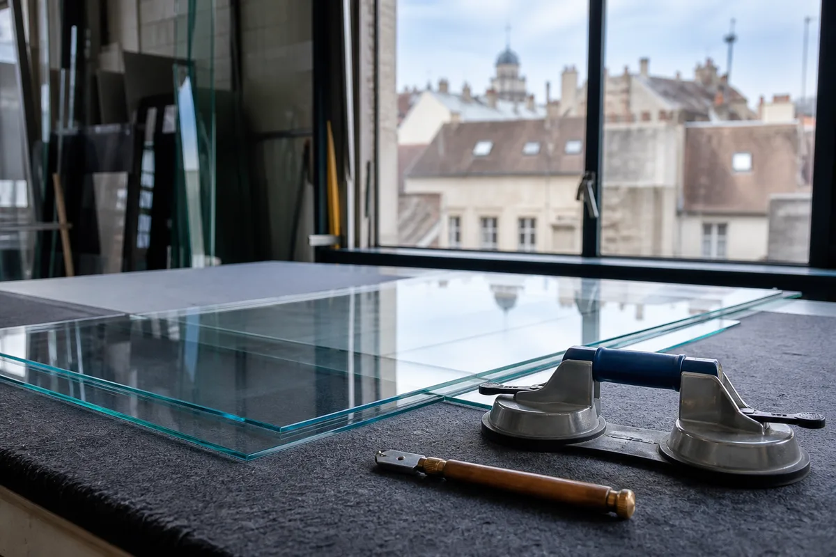 Porte en verre intérieure : types, pose et prix constatés